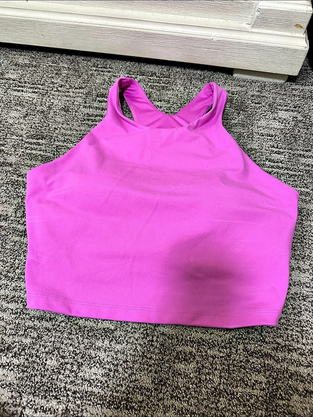 MTN Sports Pink Athletic Crop Top